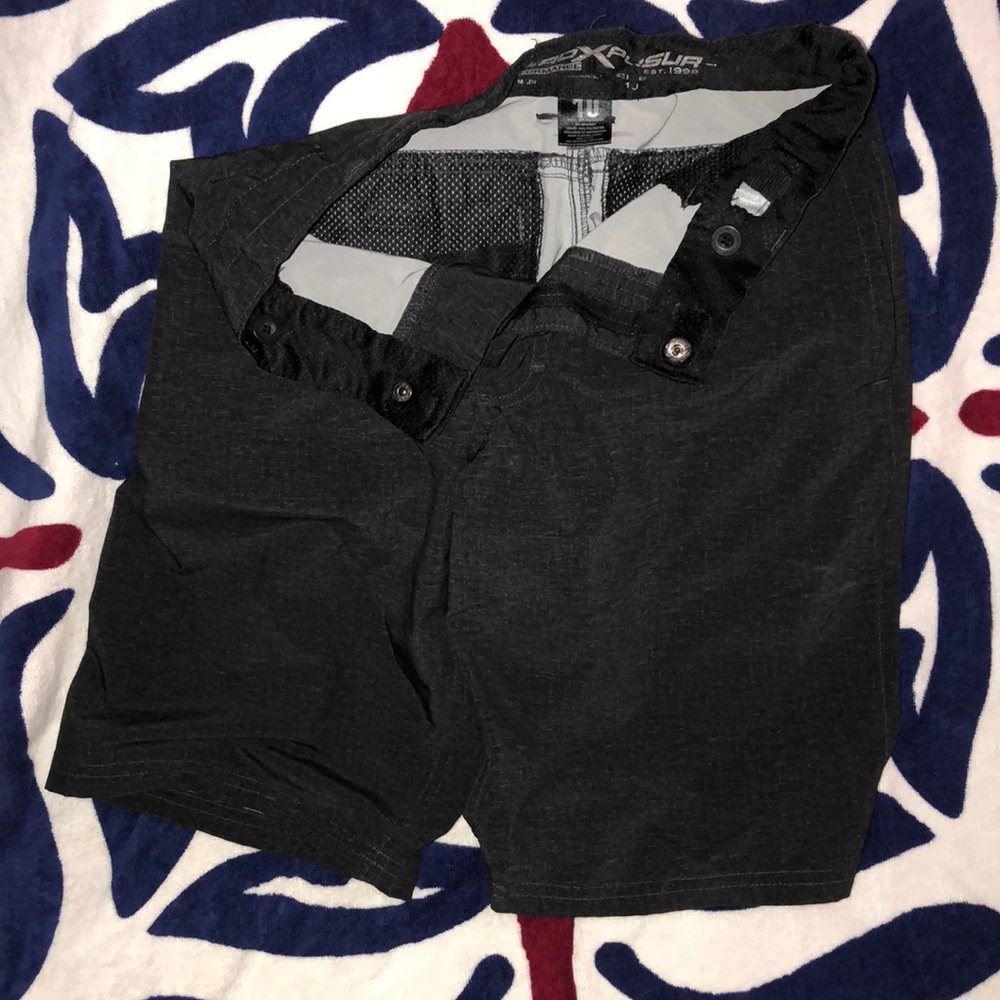 Gray Performance Adjustable shorts